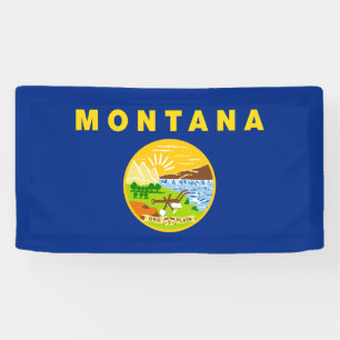 Montana State Flag Banner