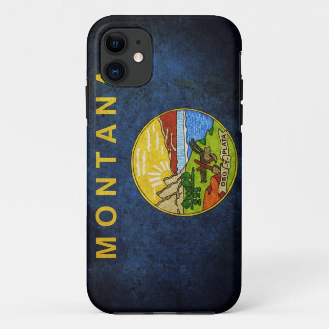 Montana state flag Case-Mate iPhone case (Back)