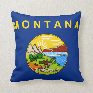 Montana State Flag Cushion
