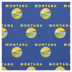 Montana State Flag Fabric