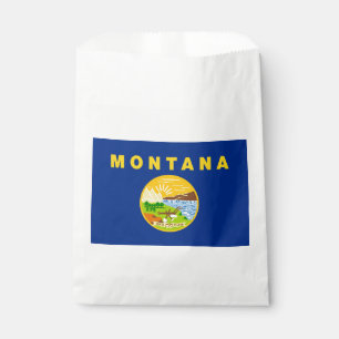 Montana State Flag Favour Bags