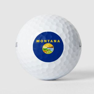 Montana State Flag Golf Balls