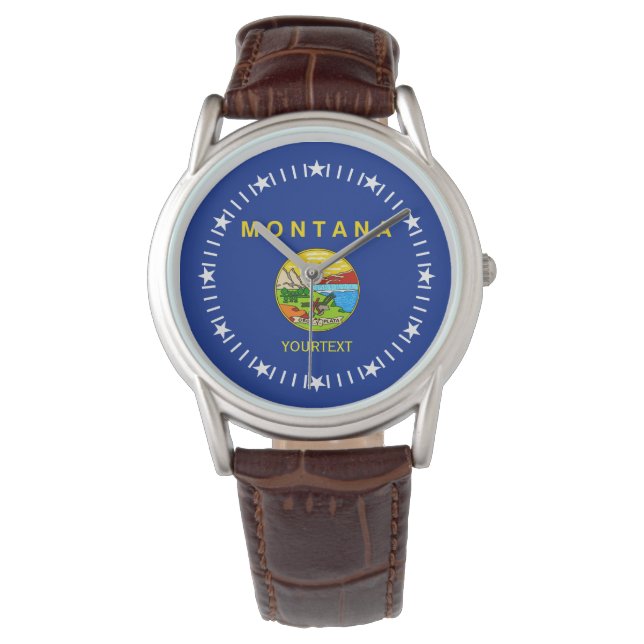 Montana State Flag Watch Design (Front)
