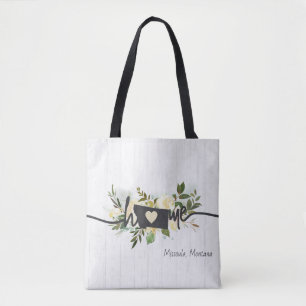 Montana State Personalised Your Home City Rustic Tote Bag