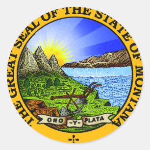 Montana State Seal Stickers