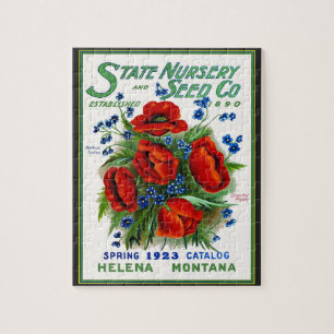 Montana State Seed Magazine Cover Jigsaw Puzzle