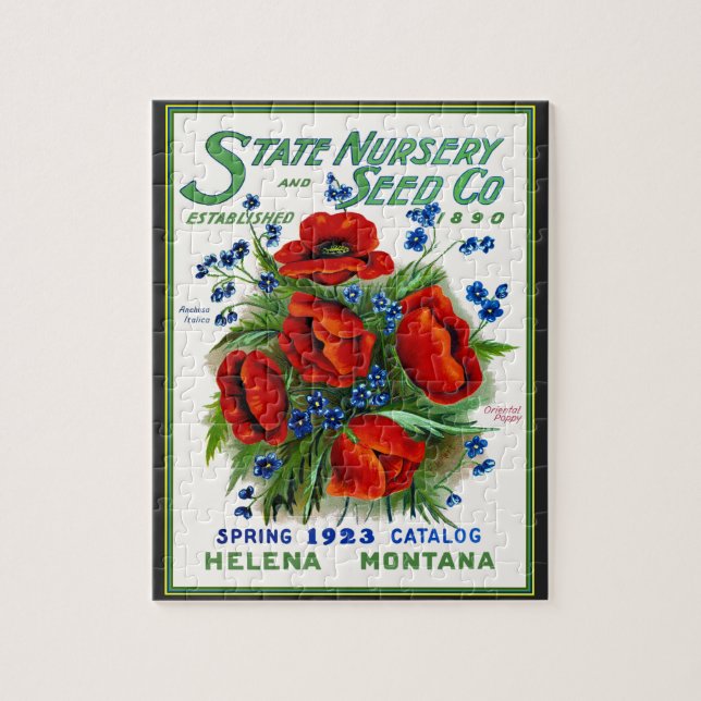 Montana State Seed Magazine Cover Jigsaw Puzzle (Vertical)