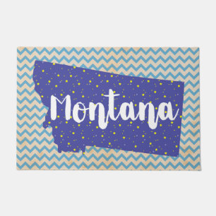 Montana State Silhouette Doormat