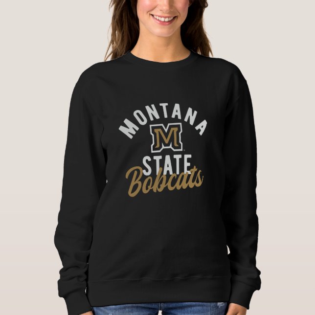 Montana State University Bobcats Classic Script Sweatshirt (Front)