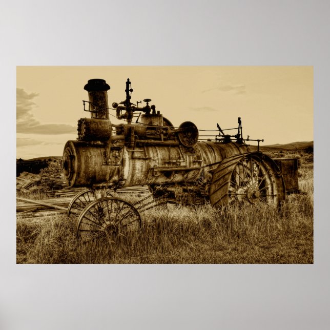 MONTANA STEAM TRACTOR POSTER (Front)