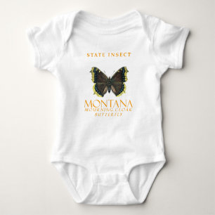 Montana Territory Insect The Mourning Cloak Butter Baby Bodysuit
