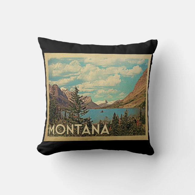 Montana Throw Pillow Glacier (Front)