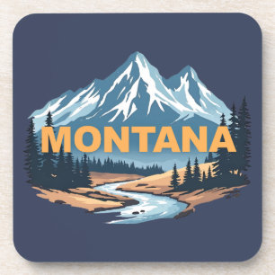 Montana United States of America Coaster