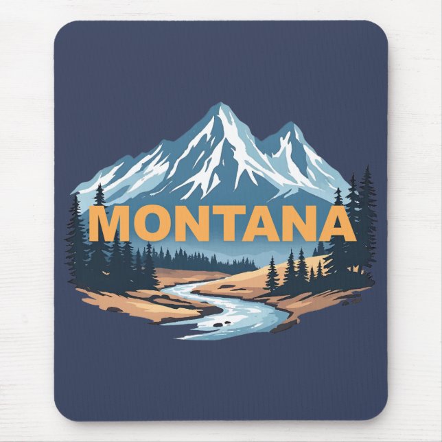 Montana United States of America Mouse Pad (Front)