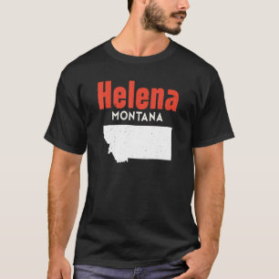 Montana Usa State America Travel Montanan Helena T-Shirt