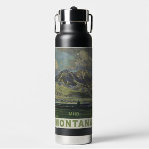 Montana Vintage Travel custom monogram Water Bottle