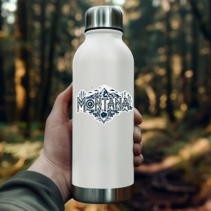 Montana Vinyl Sticker   Big Sky Country Mountain