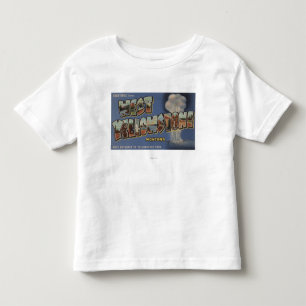 Montana - West Yellowstone - Large Letter Scenes Toddler T-Shirt