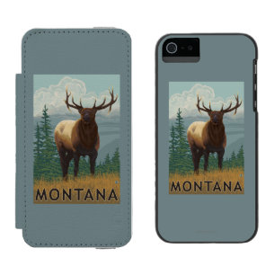 MontanaElk Scene Incipio Watson™ iPhone 5 Wallet Case