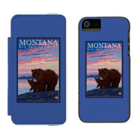 MontanaMomma Bear and Cub Vintage Travel