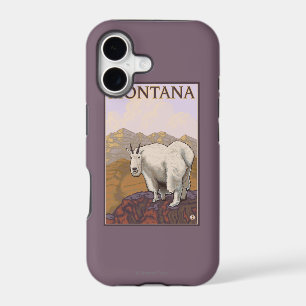MontanaMountain Goat Vintage Travel Poster