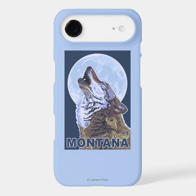 MontanaWolf Howling Case-Mate iPhone Case (Back)