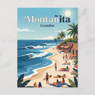 Montañita Ecuador Postcard