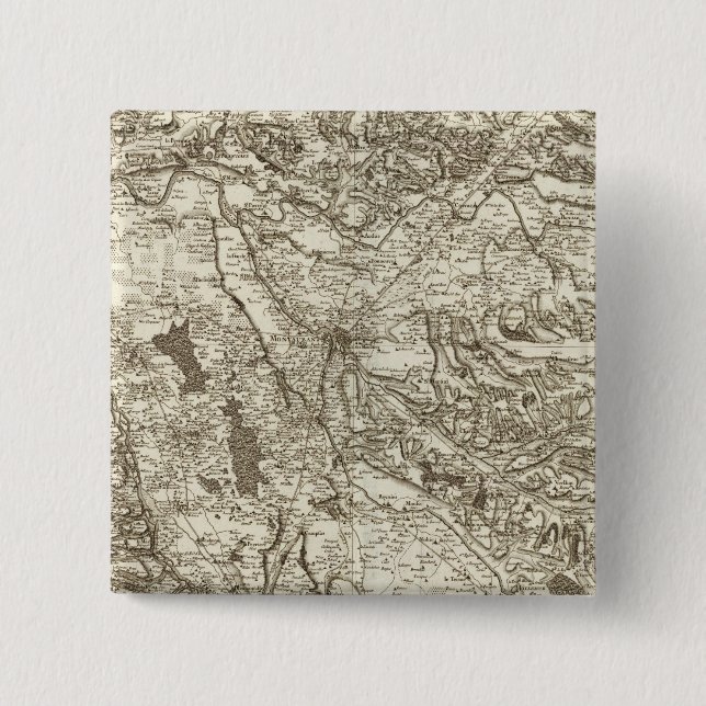 Montauban 15 Cm Square Badge (Front)
