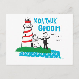 Montauk Groom Gifts Postcard