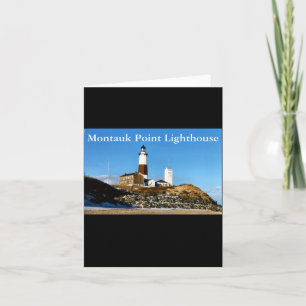 Montauk Int Lighthouse New York  Card