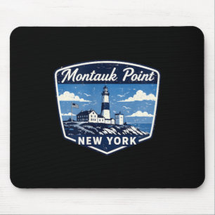 Montauk int New York Lighthouse Coastal Ocean Mouse Pad