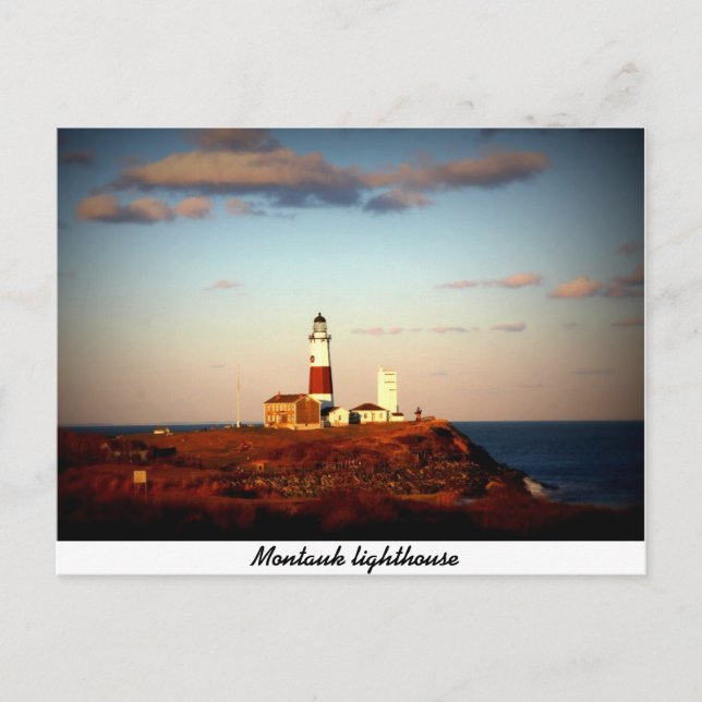 Montauk Lighthouse Postcard (Front)