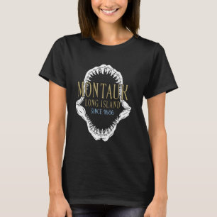 Montauk Long Island Shark Mouth Since 1686 Vintage T-Shirt