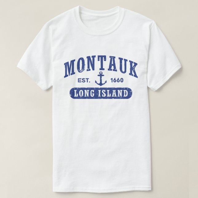 Montauk Long Island T-Shirt (Design Front)