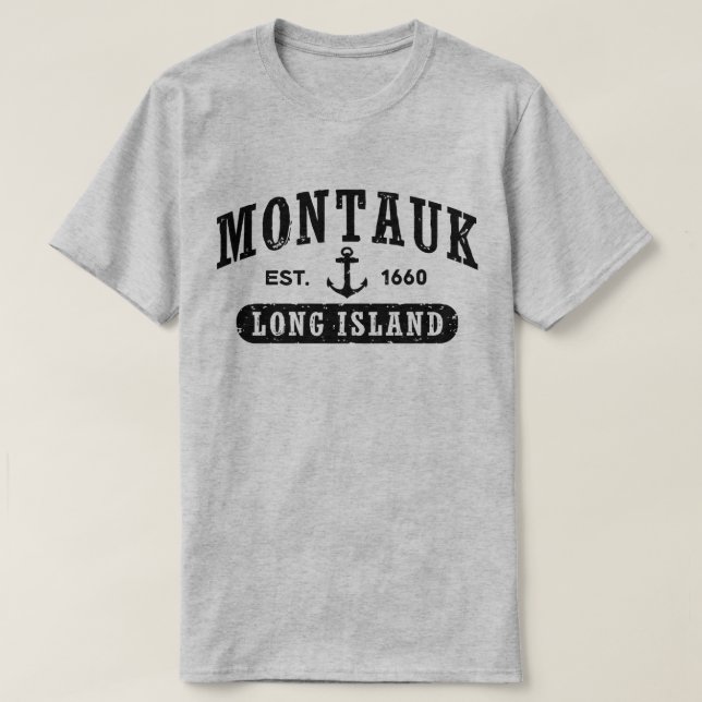 Montauk Long Island T-Shirt (Design Front)