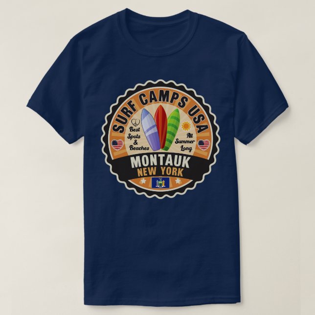 Montauk New York 1 T-Shirt (Design Front)