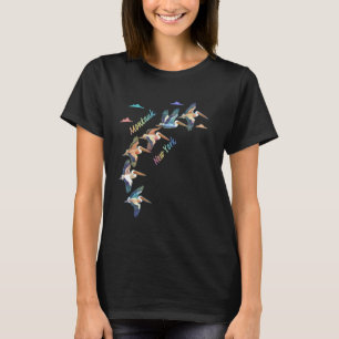 Montauk New York Colourful Tie-Dye Pelican Shore T-Shirt