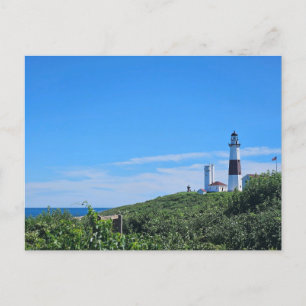 Montauk Point Lighthouse Long Island NY Postcard