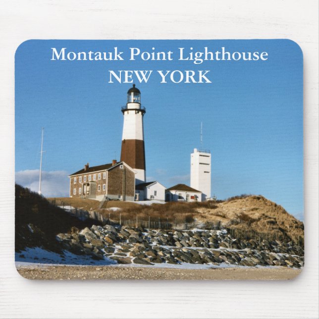 Montauk Point Lighthouse, New York Mousepad (Front)