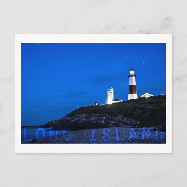 Montauk Point Lighthouse Postcard (Front)