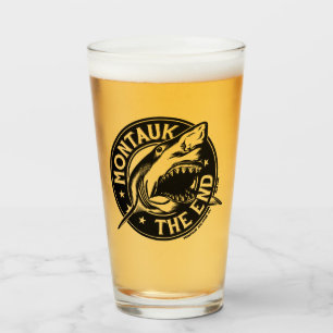Montauk Salvage Company Shark Glass