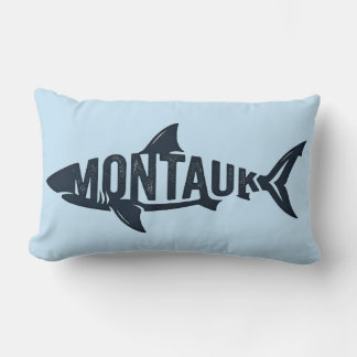Montauk Shark Fishing Ocean Long Island New York Lumbar Cushion