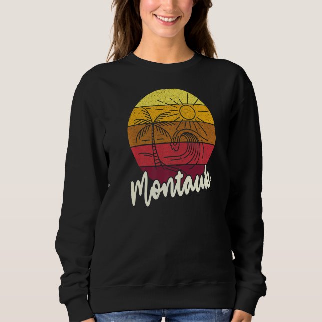 Montauk Surfing Clothing For Surf  Surfer Sweatshirt (Front)