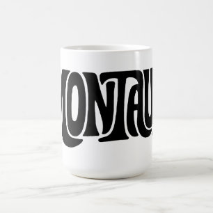 Montauk vintage retro design New York Hamptons Coffee Mug