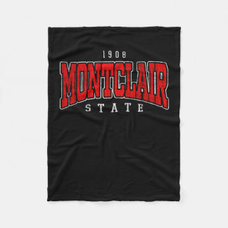 Montclair Institute of Technology Arch Retro for Fleece Blanket
