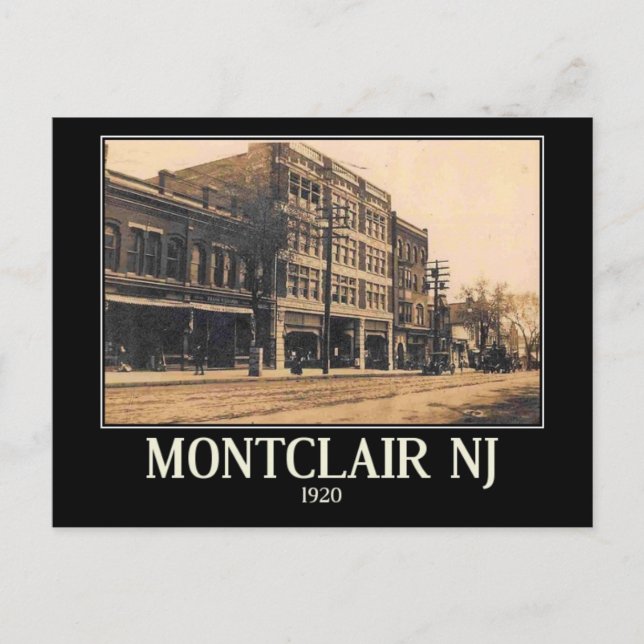 Montclair, New Jersey, 1920 Vintage Postcard (Front)