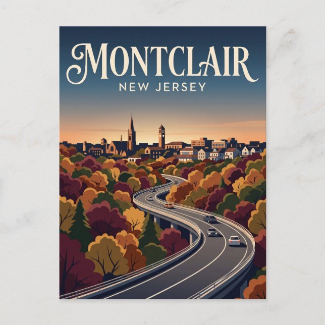 Montclair New Jersey Postcard (Front)