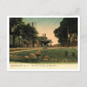 Montclair NJ The Cut Through the Mountain 1905 Postcard