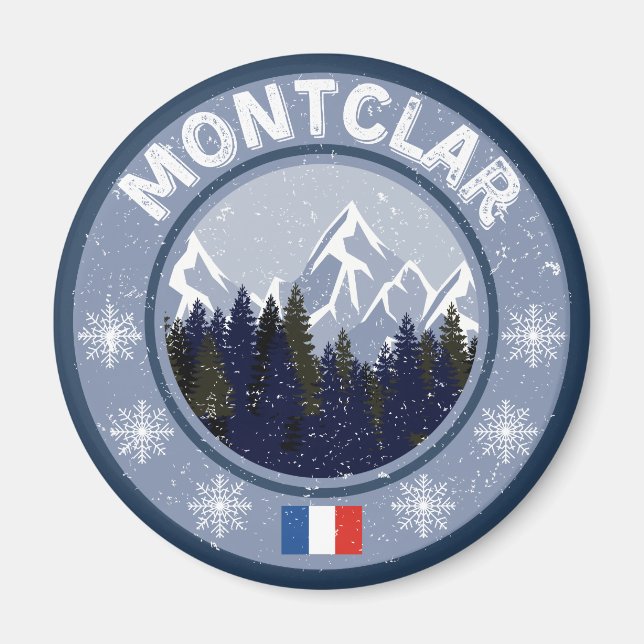 Montclar Station de Ski Magnet (Front)