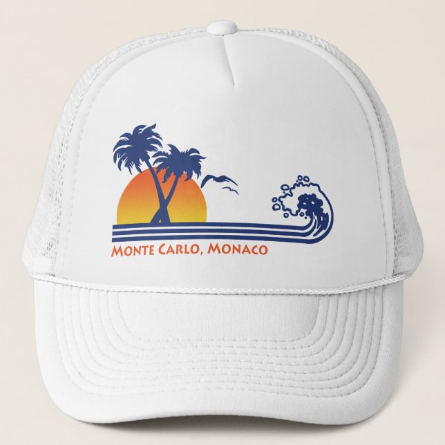 Monte Carlo Monaco Trucker Hat (Front)